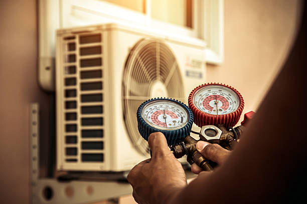 Professional Hvac Installation technician working in Jessup, PA
